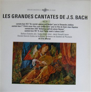 LP - BACH - Les Grandes Cantates Vol. 22 - 0