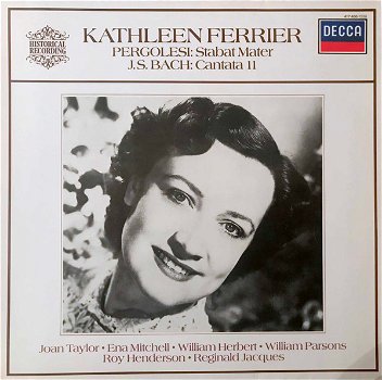LP - Kathleen Perrier - Pergolesi Stabat Mater, J.S. Bach Cantata 11 - 0