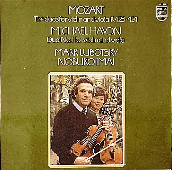 LP - Mozart - Michael Haydn - Mark Lubotsky, Nobuko Imai - 0
