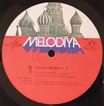 LP - FRANCK - BRAHMS - David Oistrakh - Sviatoslav Richter - 1