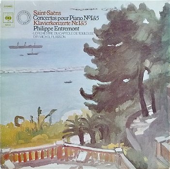 LP - Saint Saëns - Concertos pour piano no. 1 & 5 - 0