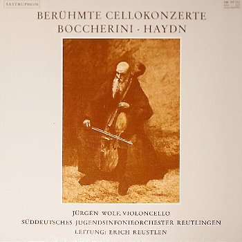 LP - Boccherini * Haydn, Berühmte Cellokonzerte - Jürgen Wolf - 0