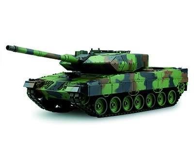 RC tank Heng Long Leopard 2A6 2.4GHZ met rook en geluid nieuw - 0
