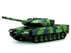 RC tank Heng Long Leopard 2A6 2.4GHZ met rook en geluid nieuw