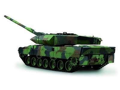 RC tank Heng Long Leopard 2A6 2.4GHZ met rook en geluid nieuw - 1