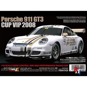 RC auto 47429 1/10 RC Porsche 911 GT3 Cup08 (TT-01E) kit - 0