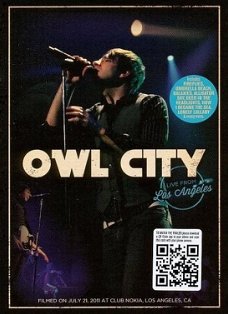 Owl City - Live From Los Angeles (DVD)  Nieuw/Gesealed