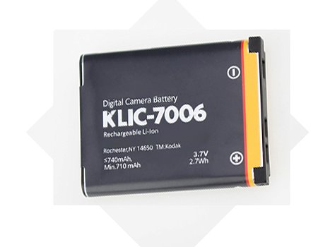 High Quality Camera & Camcorder Batteries KODAK 3.7V 710mAh/2.7WH - 0