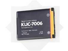 High Quality Camera & Camcorder Batteries KODAK 3.7V 710mAh/2.7WH