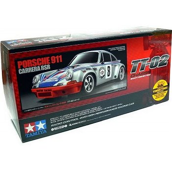 RC auto 58571 1/10 RC Porsche 911 Carrera RSR TT-02 kit bouwpakket - 0