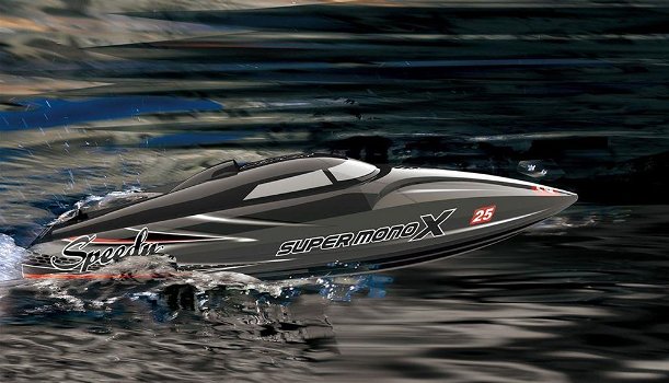 RC speedboot Super mono brushless 45 km/u 2,4 GHz 42cm RTR - 0