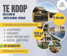 Moderne villa met zwembad te koop Costa Blanca, Spanje