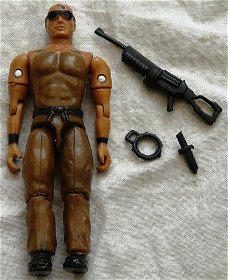 Actiefiguur / Action Figure, SERGEANT SKINHEAD, AMERICAN DEFENSE U.S. FORCES, REMCO, 1986.(Nr.2)