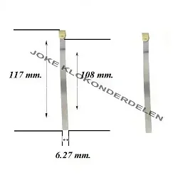 = Slingerveer = Engelse klok =24903