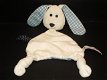 Prenatal konijn Mix Match blauw/wit katoen knuffeldoekje - 0 - Thumbnail