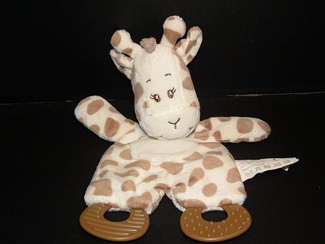 ZDT Giraffe knuffeldoek wit/beige - 0