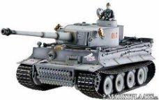 Tank tiger 1 professional RC 1/16 rook en geluid 6mm bb