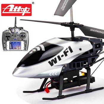 RC helikopter Attop WIFI 3-kanaals radiocontrolled helikopter met wificamera 38cm RTF - 1