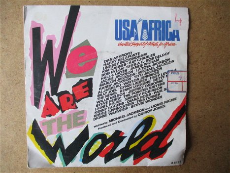 a5696 usa for africa - we are the world - 0