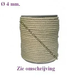 = Comtoise touw = Ø 4 mm.= 41098