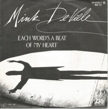 Mink DeVille – Each Word's A Beat Of My Heart (1983) - 0