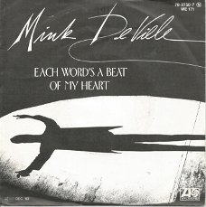 Mink DeVille – Each Word's A Beat Of My Heart (1983)