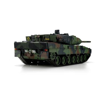 RC tank Leopard 2A6 2.4GHZ met schietfunctie rook en geluid en IR 1116038891 - 1