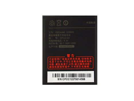 Buy COOLPAD CPLD-03 COOLPAD 3.7V 1500mAh/5.55WH Battery - 0