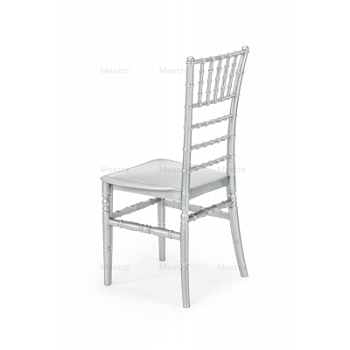 TROUWSTOEL CHIAVARI TIFFANY ZILVER - 1