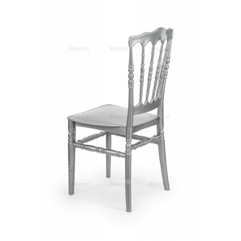 TROUWSTOEL CHIAVARI NAPOLEON ZILVER - 1