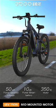 GOGOBEST GM27 Electric Bike 27.5*3.0 Inch Fat Tires - 1