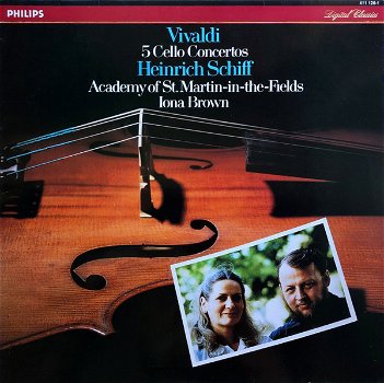 LP - Vivaldi - Cello Concertos - Heinrich Schiff violoncello - 0