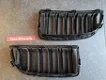 BMW E90 E91 Grill set dubbele nieren hoogglans zwart L+R - 3 - Thumbnail