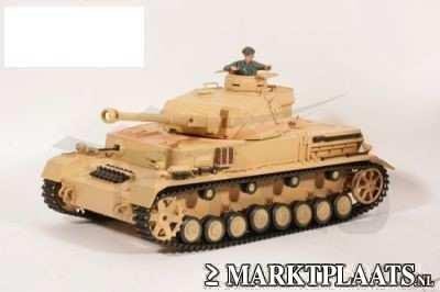 PANZER IV RC tank Ausf. F2 1/16 F-2 rook en geluid IR nieuw! - 0
