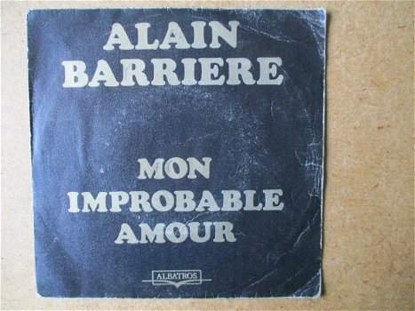 a5853 alain barriere - mon improbable amour - 0