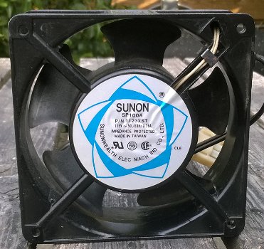 Ventilator 115 Volt, inbouw (120x120x40 mm) - 1