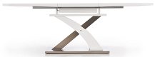 VOORRAAD Hoogglans witte design eettafel Sandor | Blad uitschuifbaar | NIEUW - 4 - Thumbnail