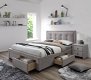 ACTIE Modern Beige gestoffeerd tweepersoonsbed Evora 160x200 cm NIEUW - 0 - Thumbnail