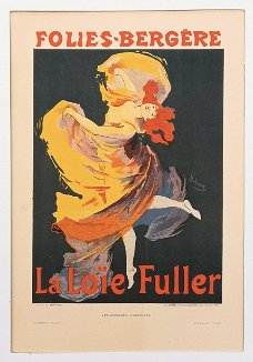 Jules Cheret Folies Bergère Loïe Fuller art nouveau