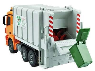 RC vrachtwagen Mercedes vuilnisauto 1:20 40cm - 1