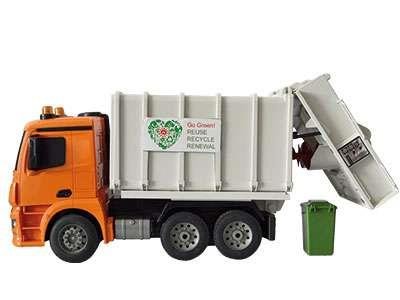 RC vrachtwagen Mercedes vuilnisauto 1:20 40cm - 3