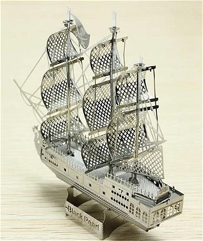 Metalen bouwpakket ZOYO Black Pearl Pirate Ship 3D Laser - 1
