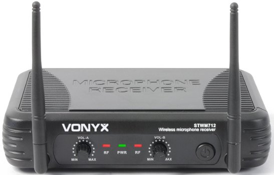 Microfoons draadloos (Vonyx STWM-712) - 2