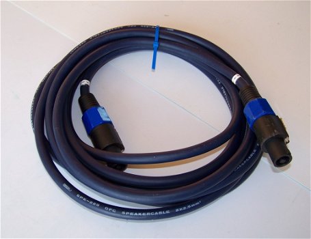 Luidsprekersnoer 5 meter (4x4mm) - 2