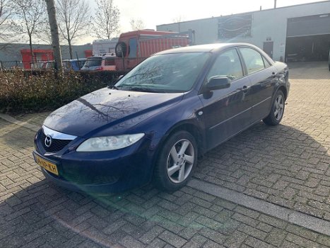 Mazda 6 1.8 SDN Exclusive 2004 Blauw MOTOR DEFECT!! - 0