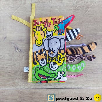 Jelly Kitten Jungle Tails stoffen babyboekje | ZGAN - 0