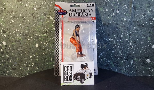 Diorama figuur Hip Hop girl 4 1:18 Amer. diorama AD369 - 3