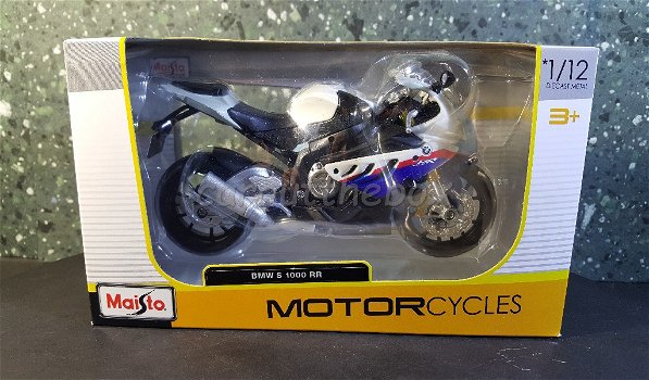 BMW S 1000 RR wit 1:12 Maisto - 3