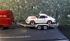 Mercedes renntransporter met PORSCHE 1/43 Schuco - 4 - Thumbnail