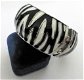 Brede armband met zebramotief - 2 - Thumbnail